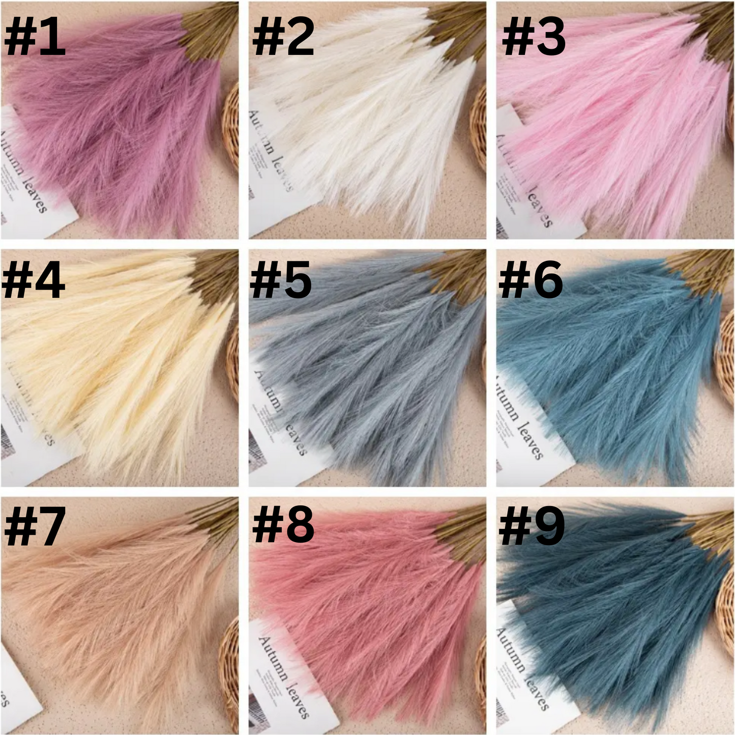 Fluffy Pampas Grass Boho Decor
